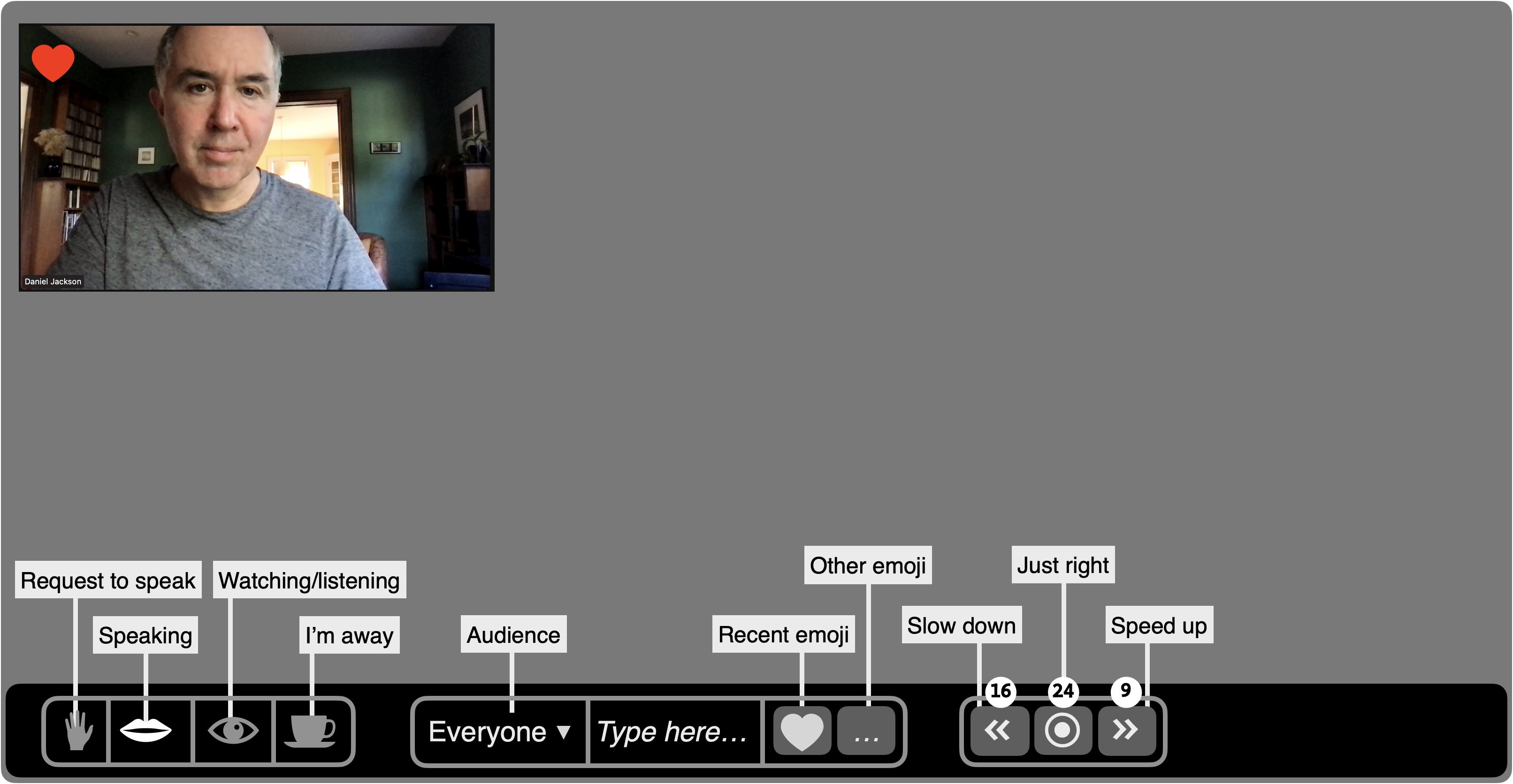 A speculative UI change for Zoom